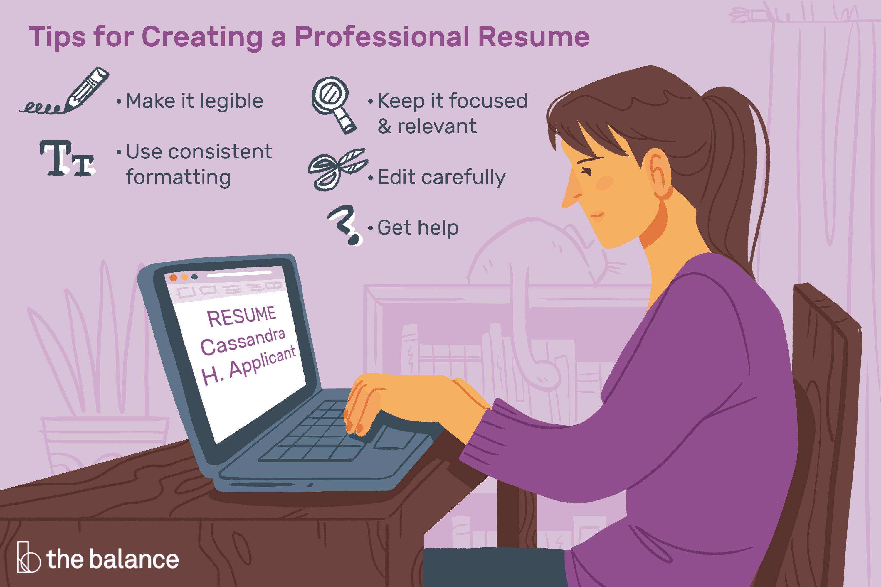 Tips for Creating a Professional Resume