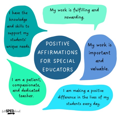 Positive Affirmations for Special Educators