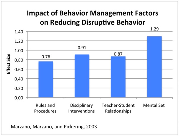 Disruptive behaviour of students within the classroom