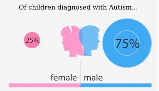 children diagnosed with an autism