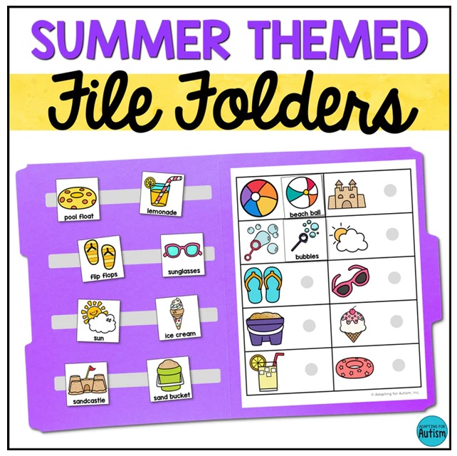 Summer File Folder