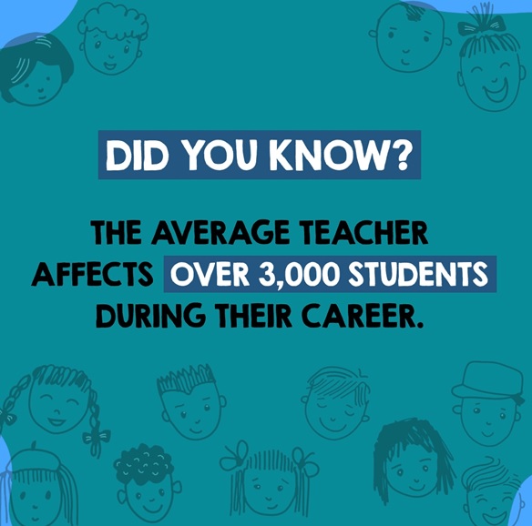 teacher's impact on students career